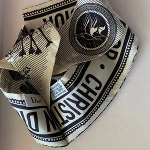 Christian Dior Tropicalia Mitzah Twilly Silk Scarf